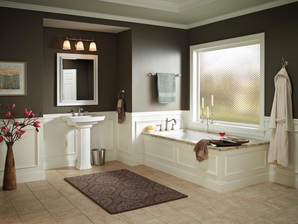 Delta Faucet Stainless Two Handle Roman Tub Faucet Trim Only 