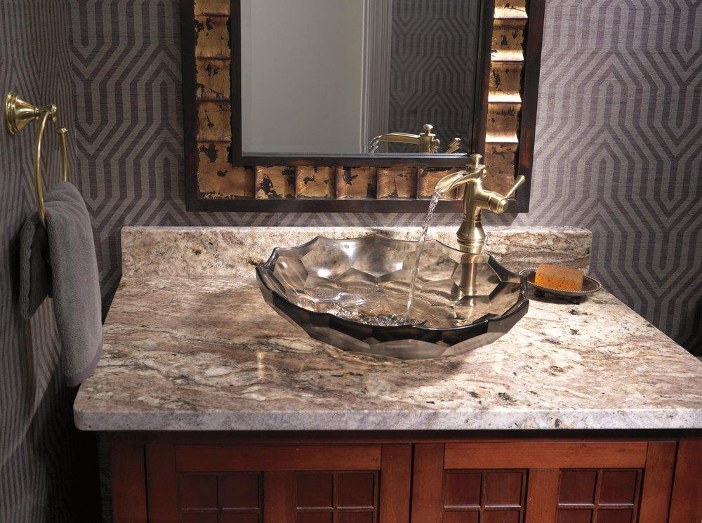 Delta Faucet Brilliance Champagne Bronze Round Open Towel Ring 