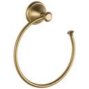 Round Open Towel Ring in Brilliance Champagne Bronze