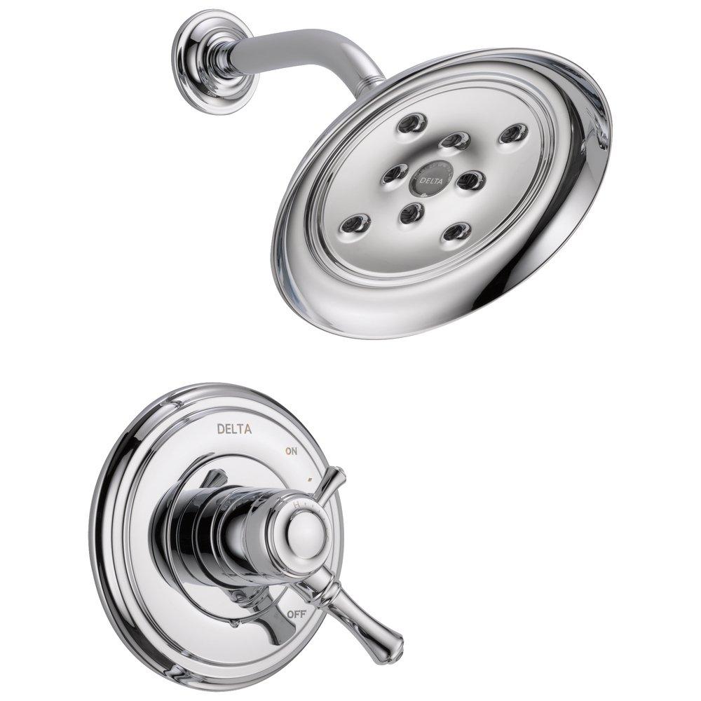 Delta Faucet Chrome Two Handle Single Function Shower Faucet (Trim Only) 