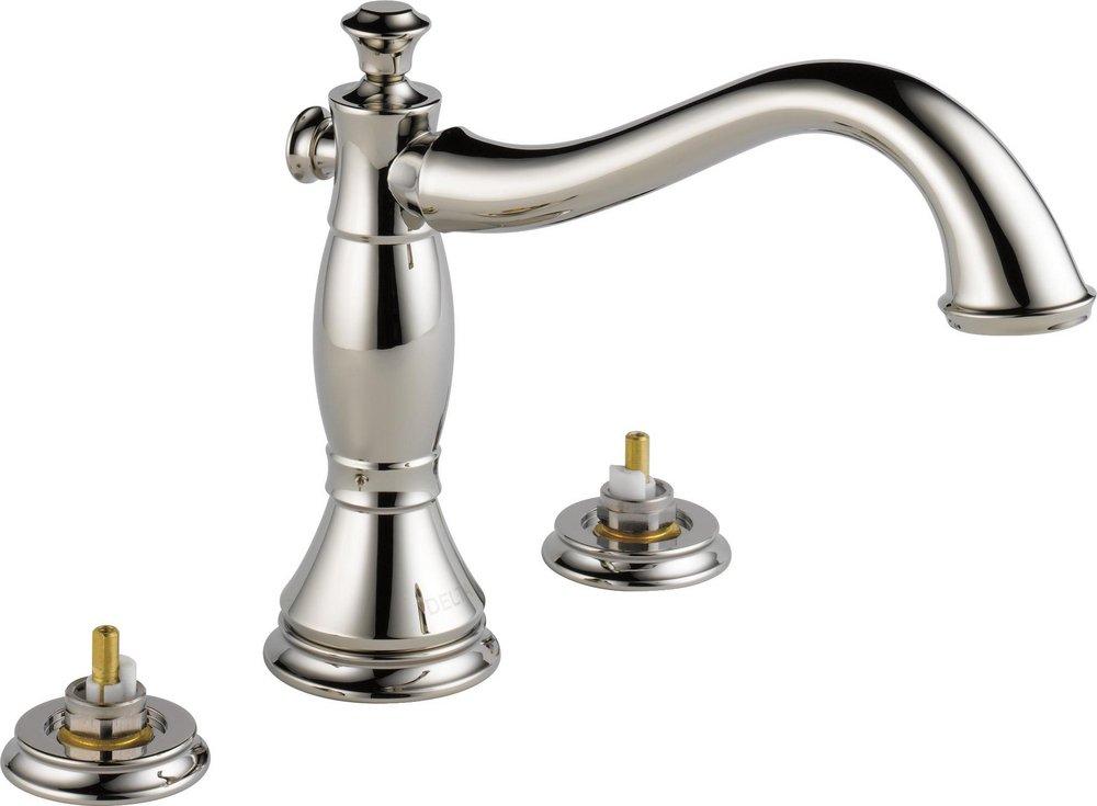 Delta Faucet Polished Nickel Two Handle Roman Tub Faucet Trim Only 