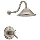 Delta Faucet Brilliance&reg; Stainless Single Handle Single Function Shower Faucet (Trim Only) 