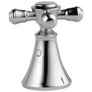 Metal Cross Bath Faucet and Bidet Handle Kit in Chrome