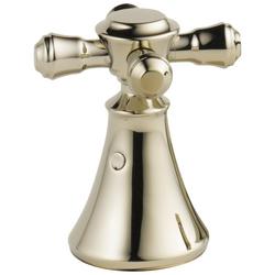 Metal Cross Bath Faucet and Bidet Handle Kit in Polished Nickel