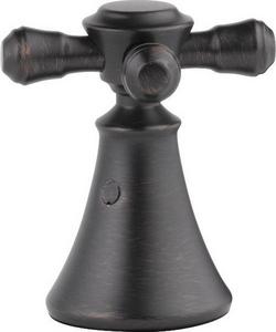 Metal Cross Bath Faucet and Bidet Handle Kit in Venetian Bronze