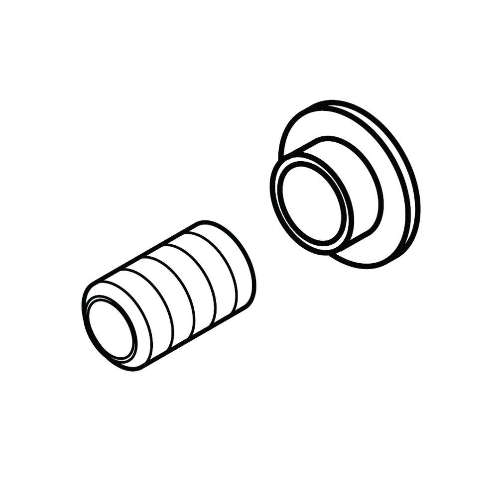 Delta Faucet Chrome Cassidy: Set Screw and Button - Roman Tub 