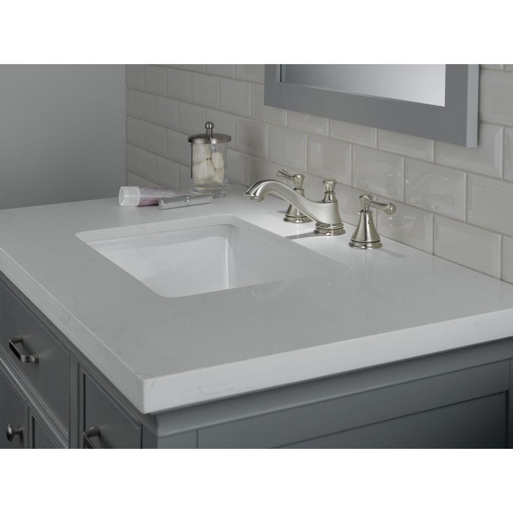 Delta Faucet Brilliance Stainless Metal Handle Set 