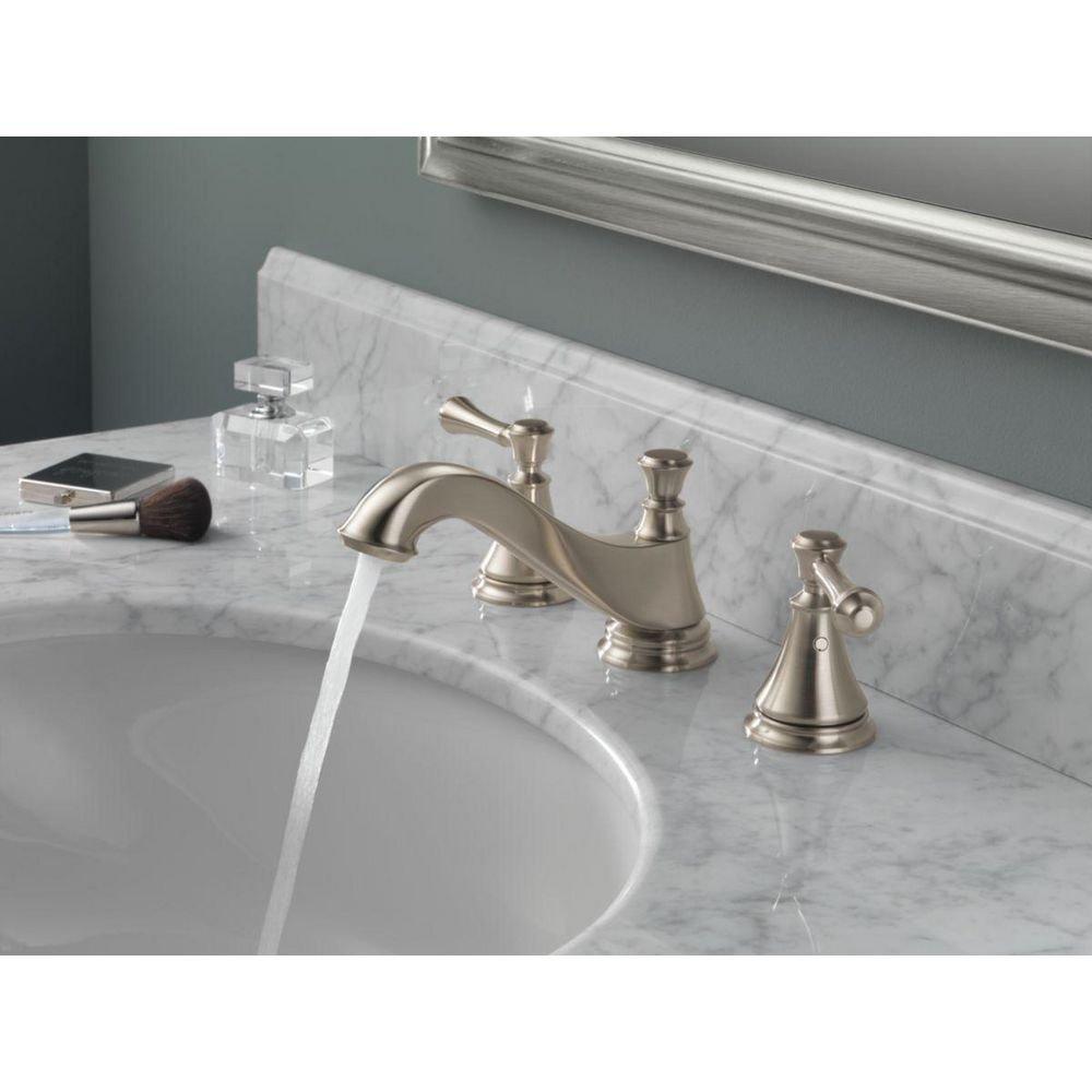 Delta Faucet Brilliance Stainless Metal Handle Set 