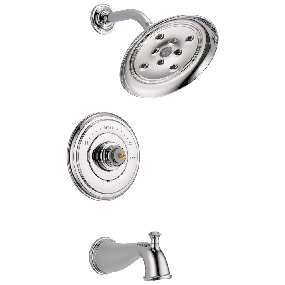 Delta Faucet Chrome No Handle Single Function Bathtub & Shower Faucet (Trim Only) 