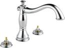 Delta Faucet Chrome Two Handle Roman Tub Faucet Trim Only 