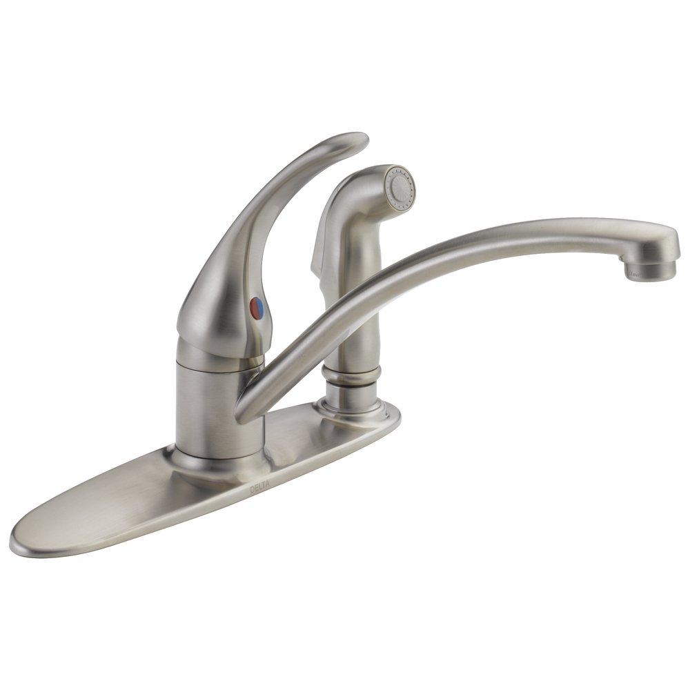 Delta Faucet Stainless Single Handle Kitchen Faucet 