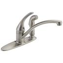 Single Handle Kitchen Faucet with Side Spray in Stainless