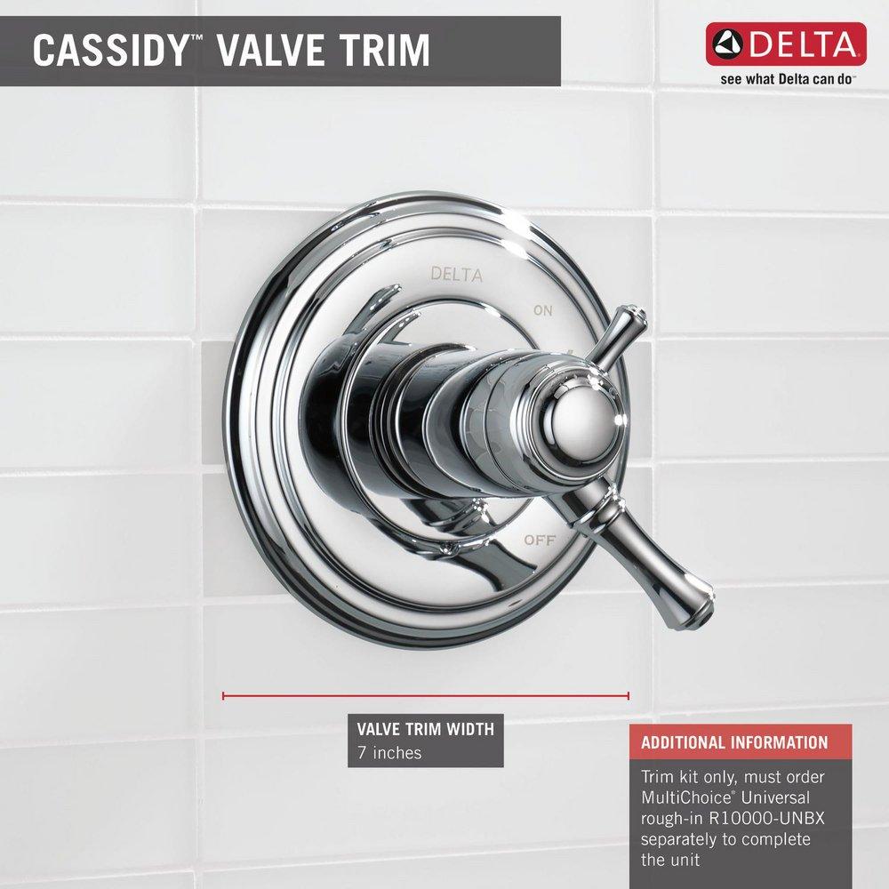 Delta Faucet Polished Nickel Single Handle Shower Faucet Trim Only 