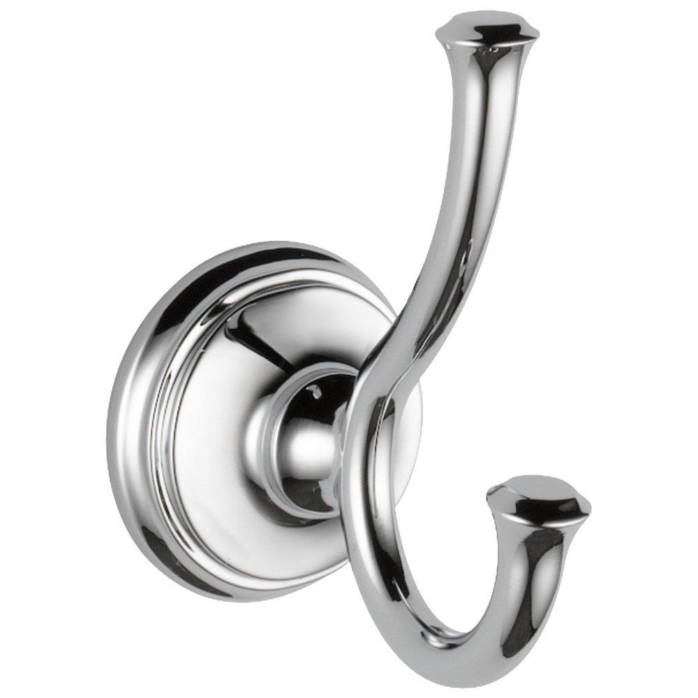 Delta Faucet Chrome 2-Hook Robe Hook 