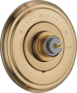 Pressure Balancing Valve Trim in Brilliance&reg; Champagne Bronze (Handle Sold Separately)