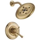 Two Handle Single Function Shower Faucet in Brilliance® Champagne Bronze (Trim Only)