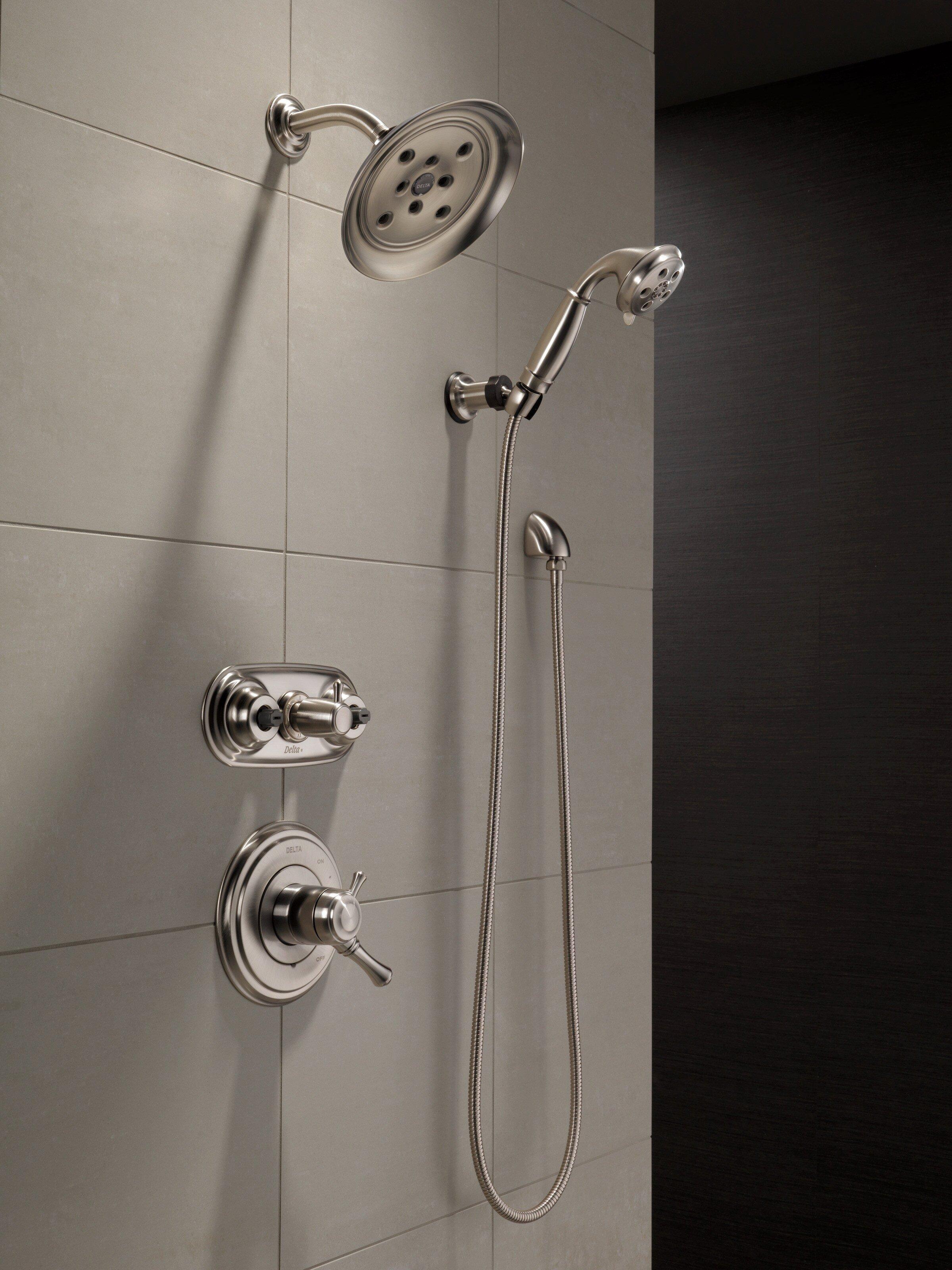 Delta Faucet Brilliance Stainless Single Handle Shower Faucet Trim Only 