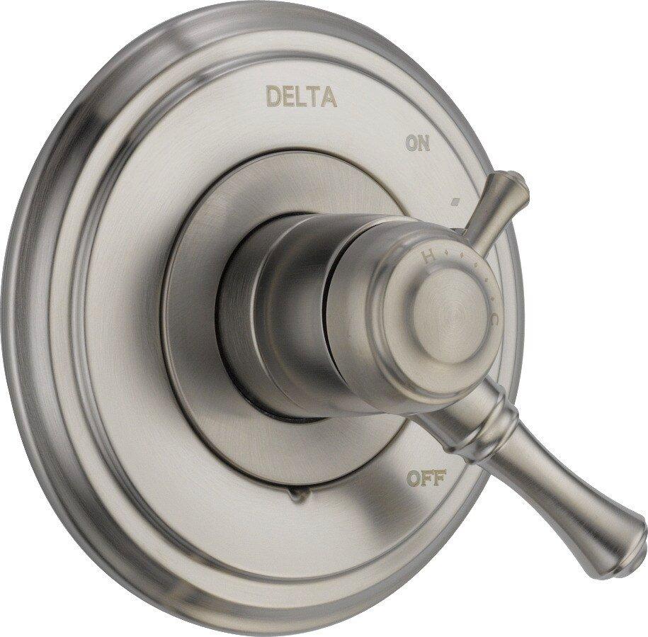 Delta Faucet Brilliance Stainless Single Handle Shower Faucet Trim Only 