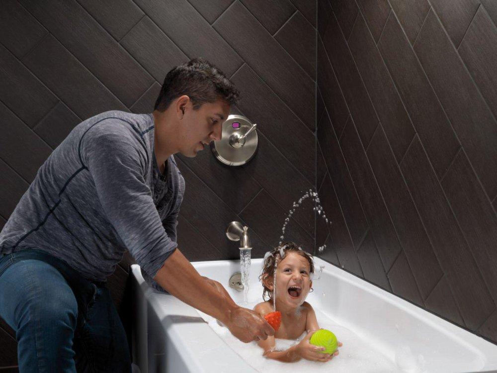 Delta Faucet Brilliance Stainless Metal Handle Kit 