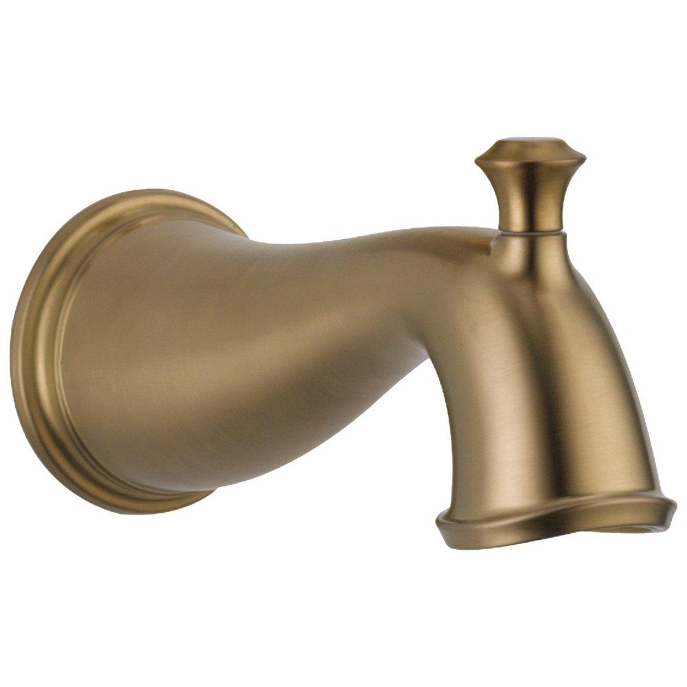 Delta Faucet Champagne Bronze 7-69/100 in. Metal Tub Spout 