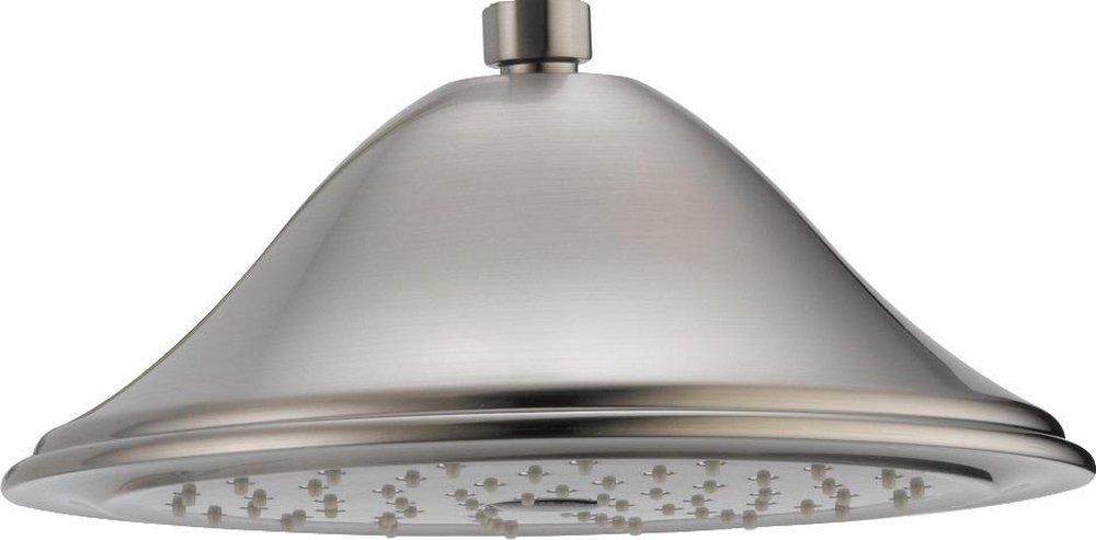 Delta Faucet Stainless Single Function Full Body and Rain Showerhead 