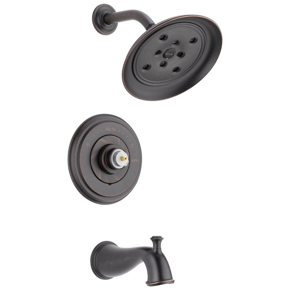 Delta Faucet Venetian Bronze No Handle Single Function Bathtub & Shower Faucet (Trim Only) 