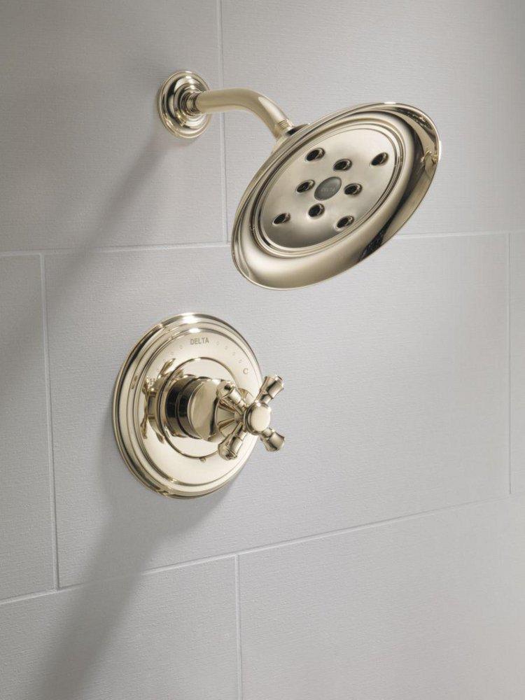 Delta Faucet Polished Nickel Single Function Shower Faucet (Trim Only) 