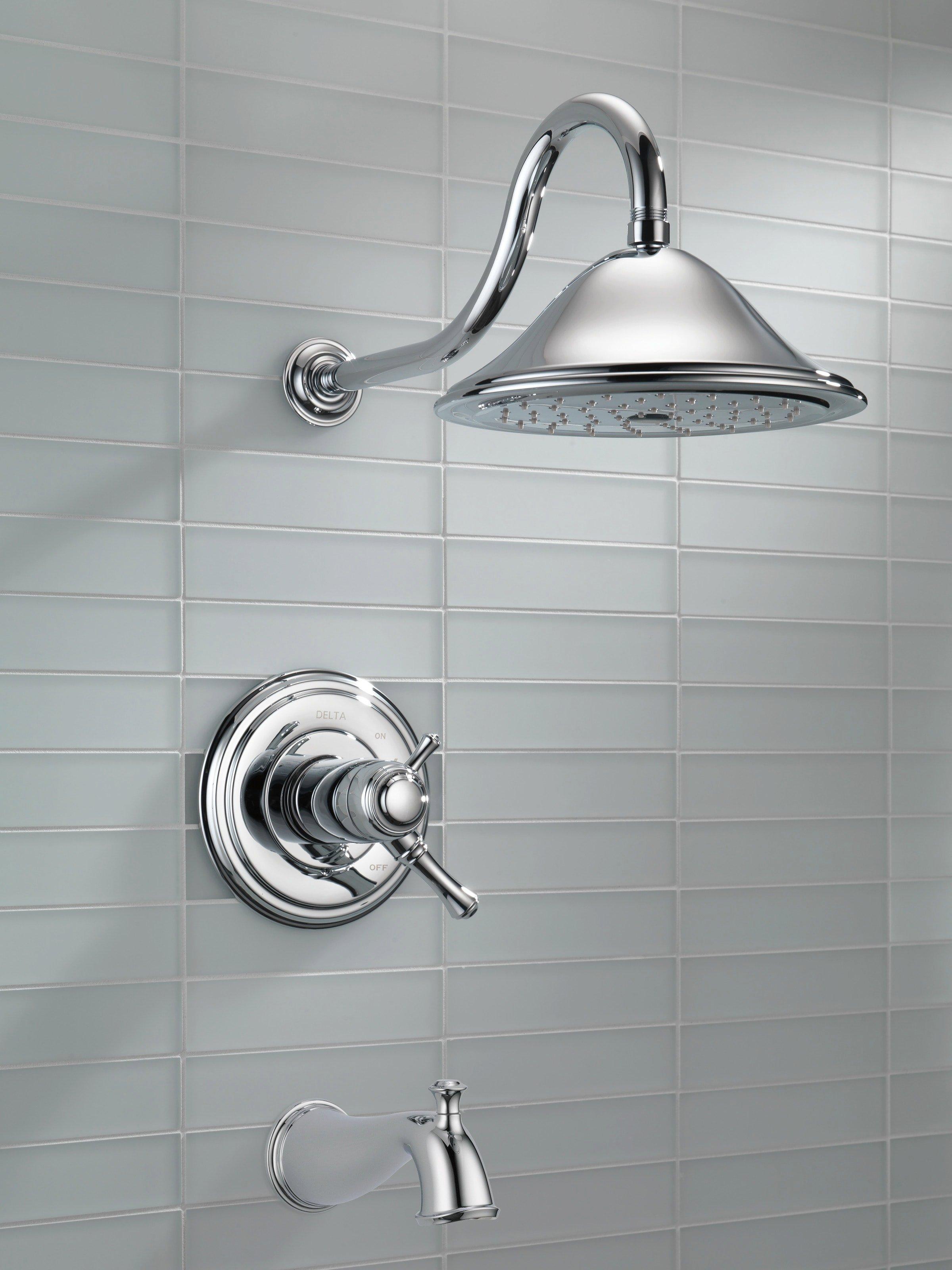Delta Faucet Polished Nickel Two Handle Single Function Bathtub & Shower Faucet (Trim Only) 