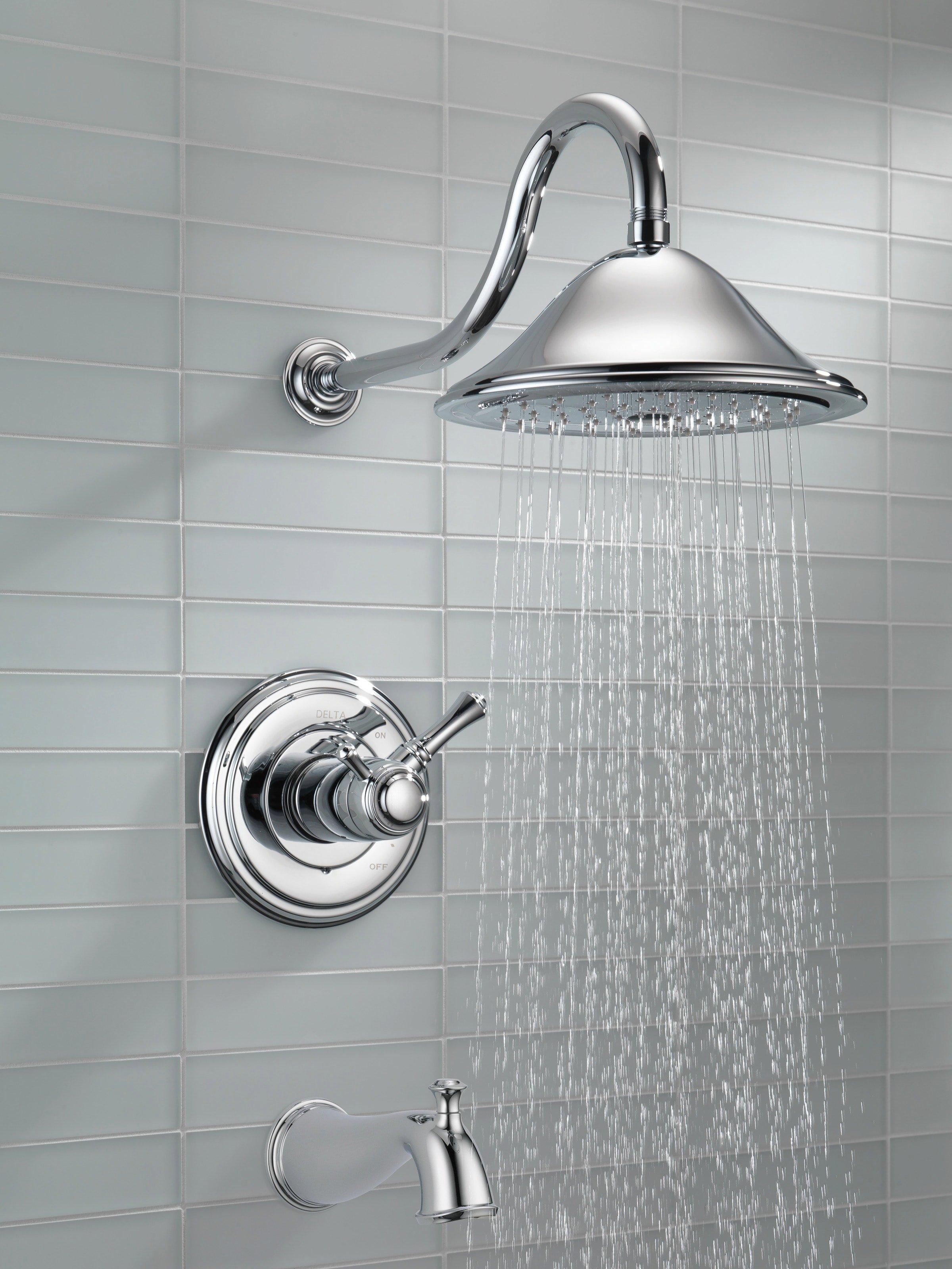 Delta Faucet Polished Nickel Two Handle Single Function Bathtub & Shower Faucet (Trim Only) 