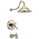 Delta Faucet Polished Nickel Two Handle Single Function Bathtub & Shower Faucet (Trim Only) 