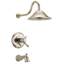 Delta Faucet Polished Nickel Two Handle Single Function Bathtub & Shower Faucet (Trim Only) 