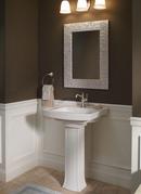 Delta Faucet Brilliance&reg; Stainless Single Handle Centerset Bathroom Sink Faucet with Pop-Up Drain Assembly 