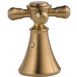 Metal Cross Bath Faucet and Bidet Handle Kit in Brilliance&reg; Champagne Bronze