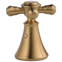 Metal Cross Bath Faucet and Bidet Handle Kit in Brilliance&reg; Champagne Bronze