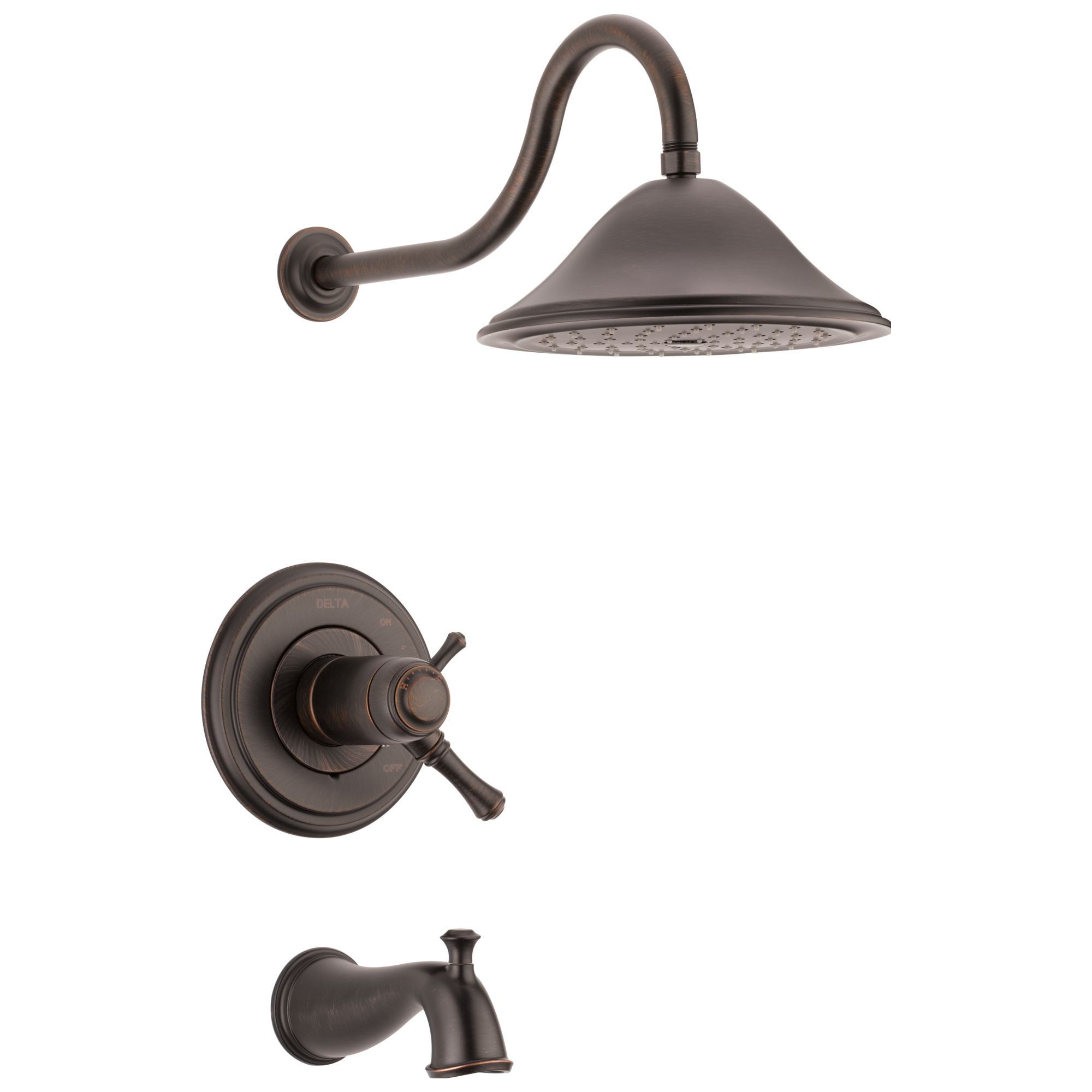 Delta Faucet Venetian Bronze Two Handle Single Function Bathtub & Shower Faucet (Trim Only) 