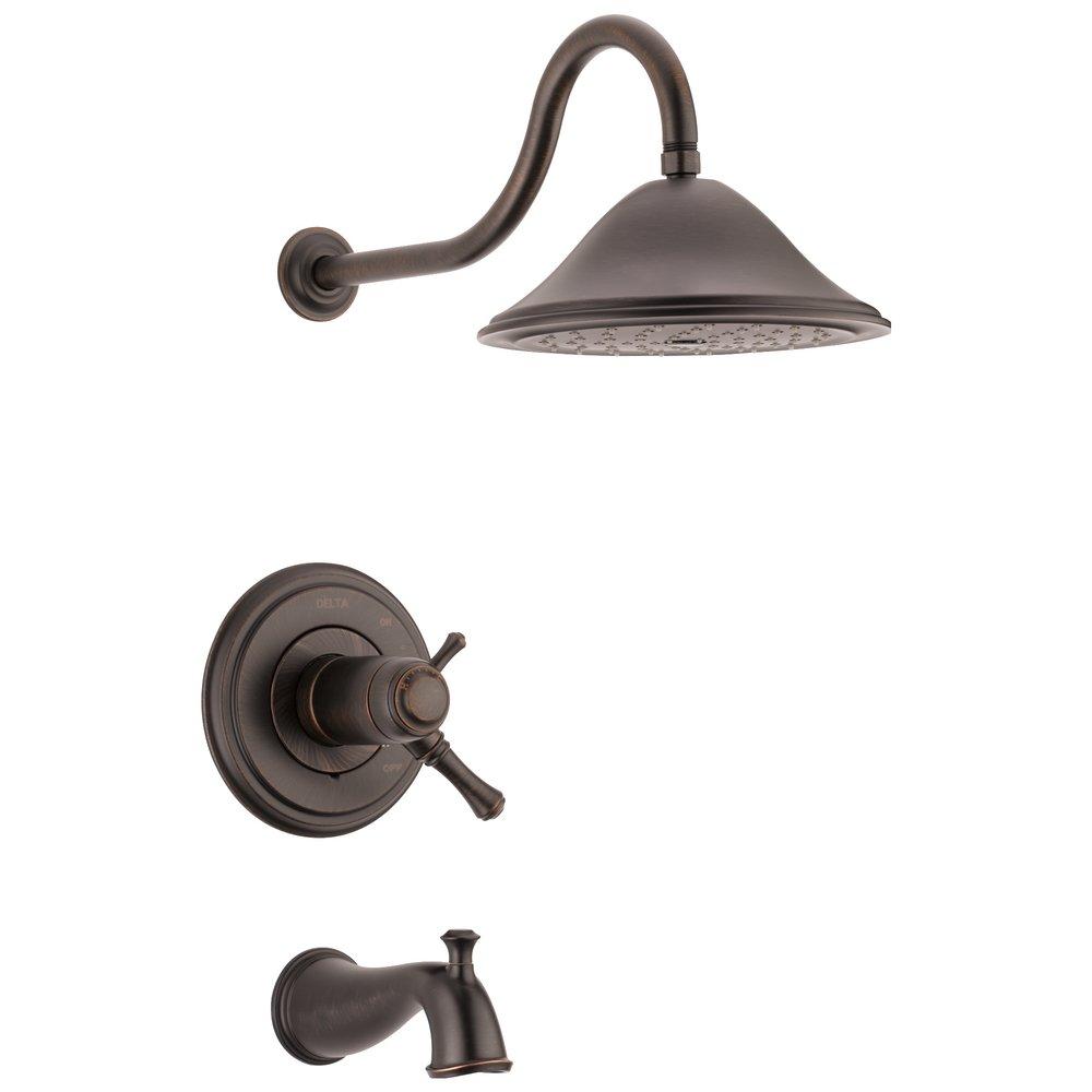 Delta Faucet Venetian Bronze Two Handle Single Function Bathtub & Shower Faucet (Trim Only) 