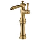 Delta Faucet Brilliance&reg; Champagne Bronze Single Handle Vessel Filler Bathroom Sink Faucet 