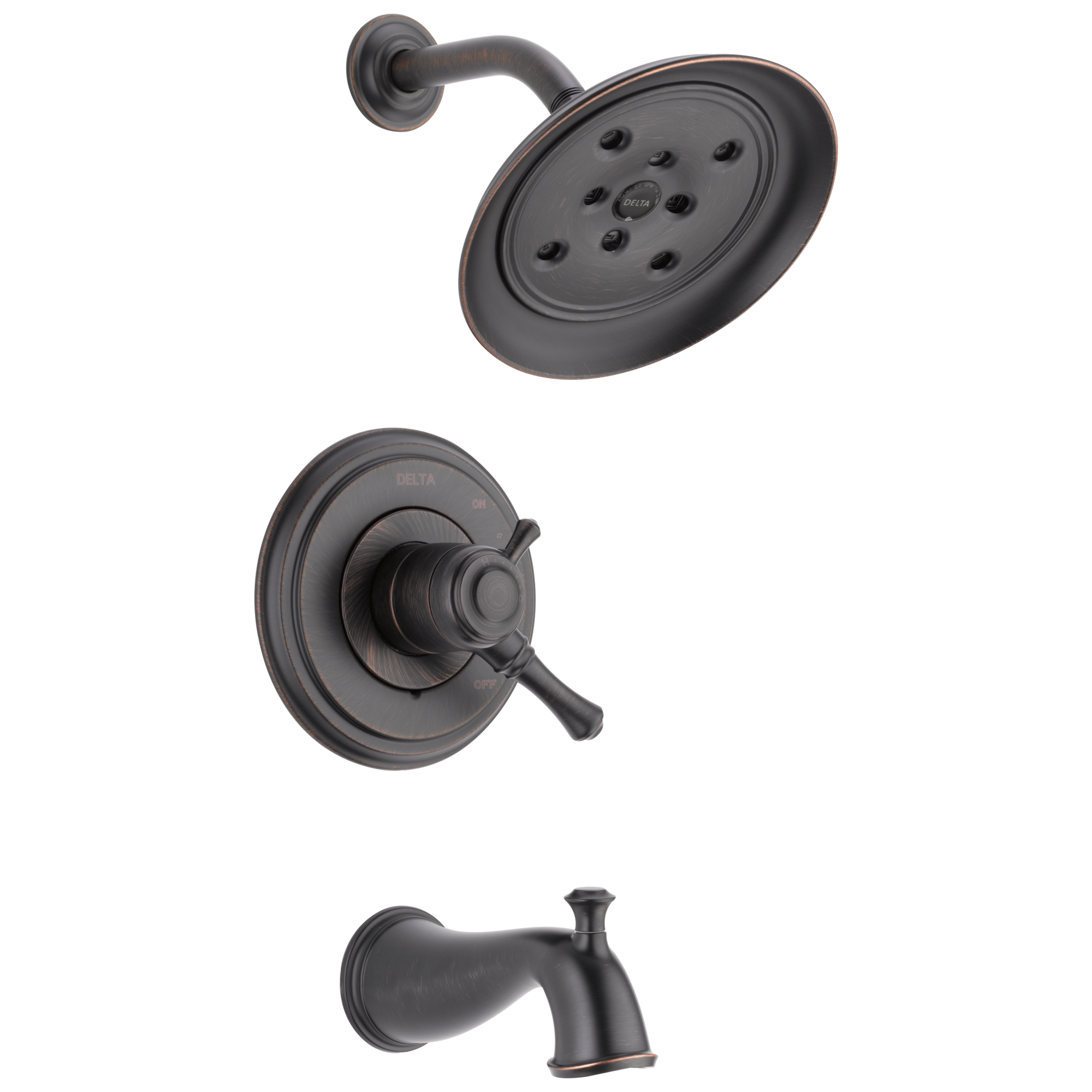 Delta Faucet Venetian Bronze Two Handle Single Function Bathtub & Shower Faucet (Trim Only) 