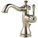 Delta Faucet Polished Nickel Single Handle Centerset Bathroom Sink Faucet with Pop-Up Drain Assembly 