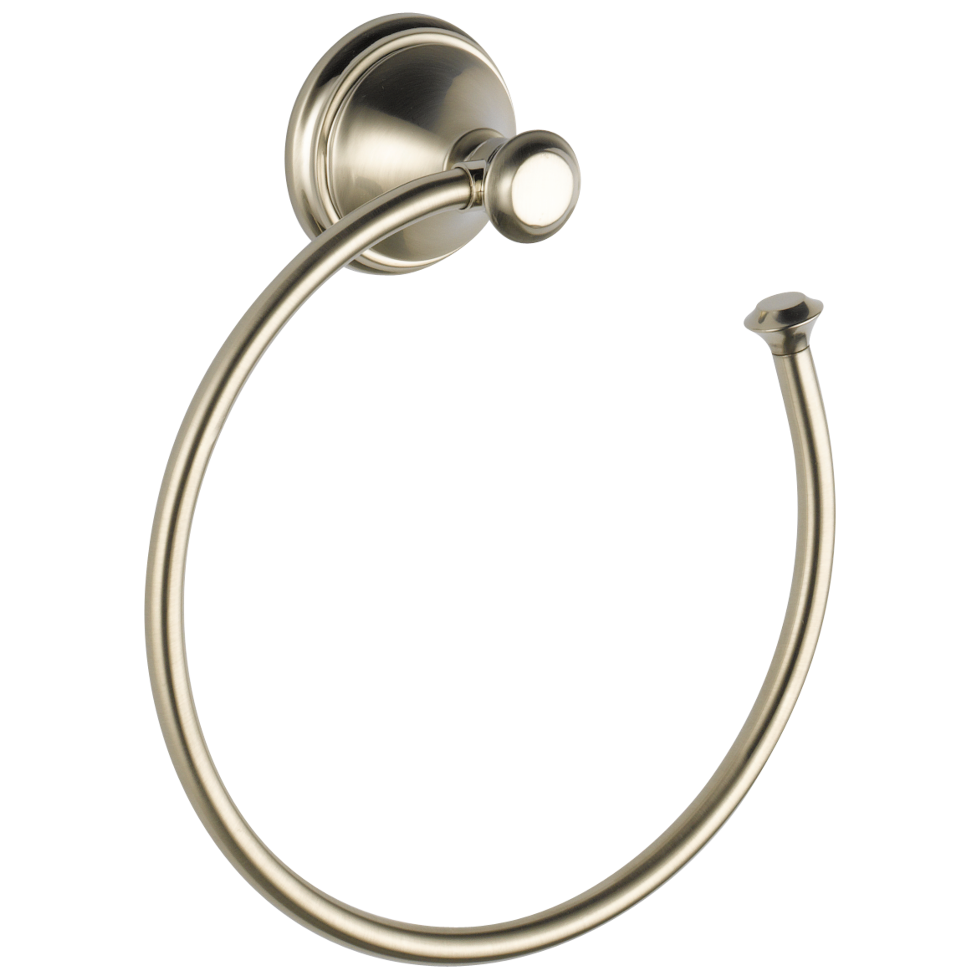 Delta Faucet Brilliance Stainless Round Open Towel Ring 
