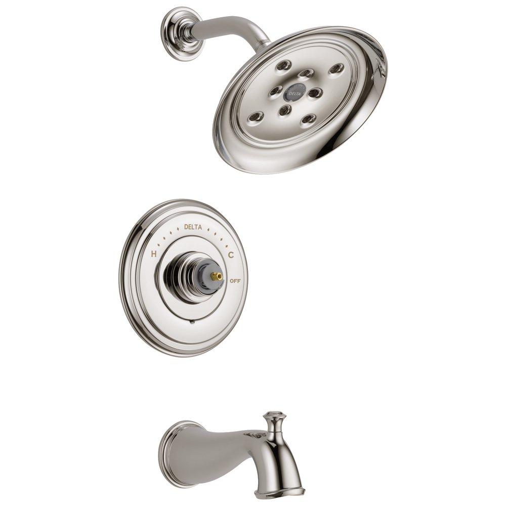 Delta Faucet Polished Nickel No Handle Single Function Bathtub & Shower Faucet (Trim Only) 