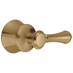 Floor Mount Metal Lever Handle in Brilliance&reg; Champagne Bronze