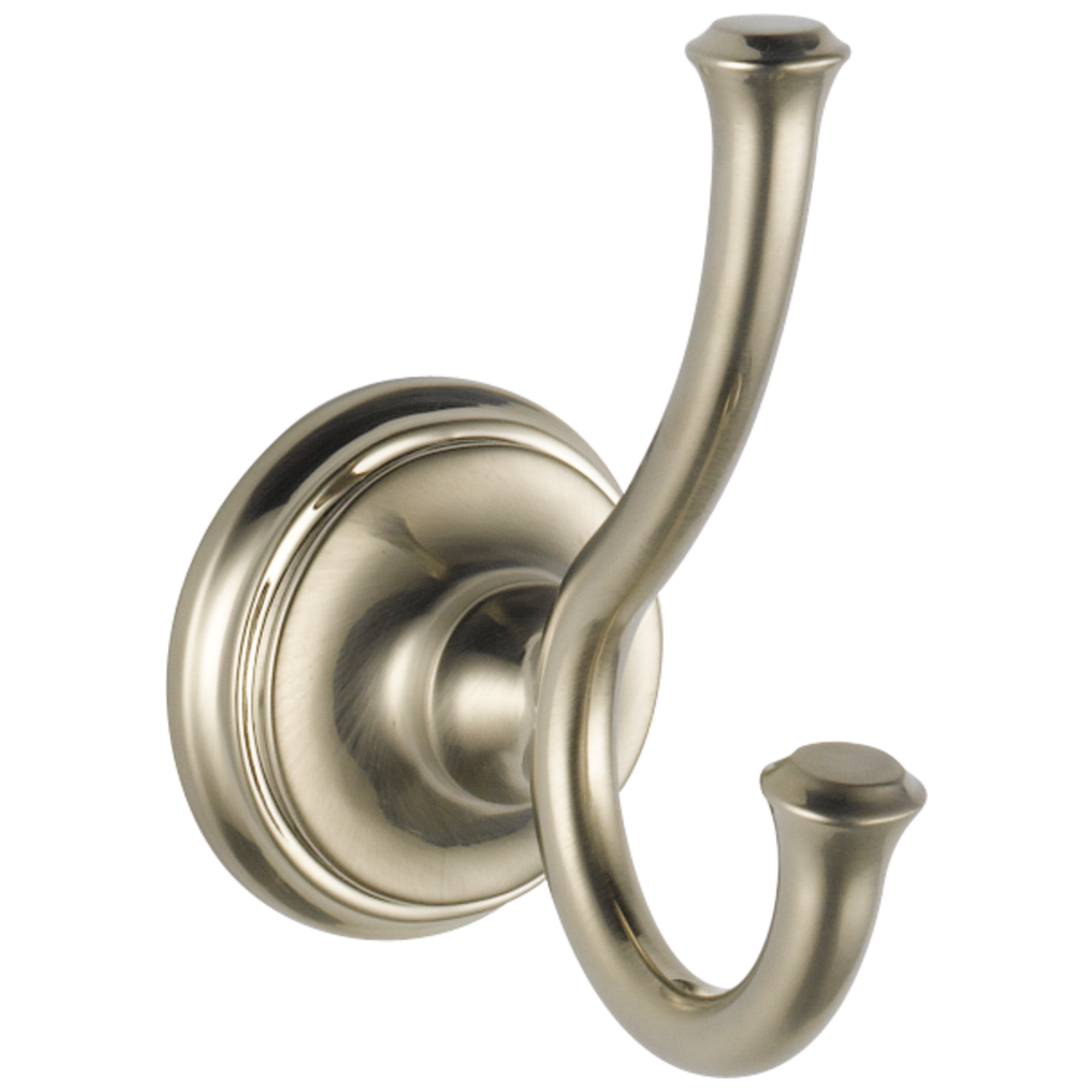 Delta Faucet Brilliance Stainless 2-Hook Robe Hook 