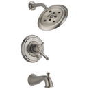 Delta Faucet Brilliance Stainless Two Handle Single Function Bathtub & Shower Faucet (Trim Only) 