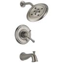 Delta Faucet Brilliance&reg; Stainless Two Handle Single Function Bathtub & Shower Faucet (Trim Only) 