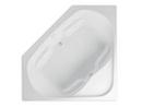 60 x 60 in. Soaker Drop-In Bathtub Center Drain in White