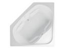 Aquatic White 60 x 60 in. Soaker Drop-In Bathtub Center Drain 
