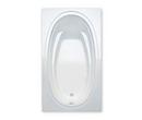 72 x 42 in. Soaker Drop-In Bathtub with Universal Drain in White