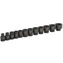 3/8 in. Drive 6 Point Impact Socket Set