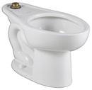 Elongated Toilet Bowl with Top Spud in White
